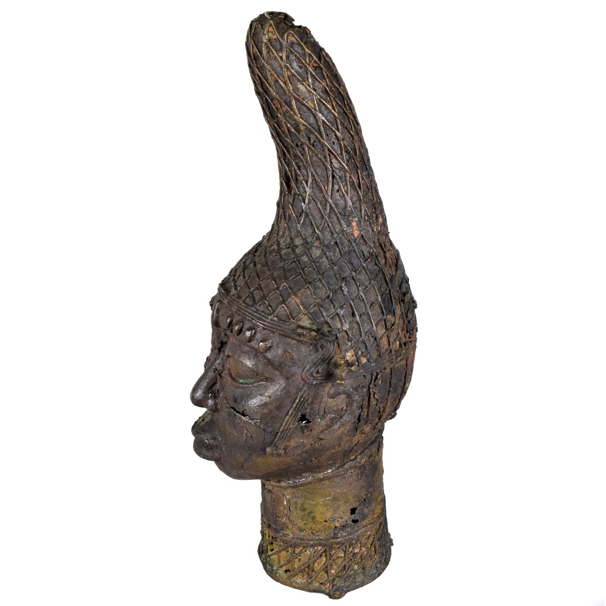 Large African Bronze Bust