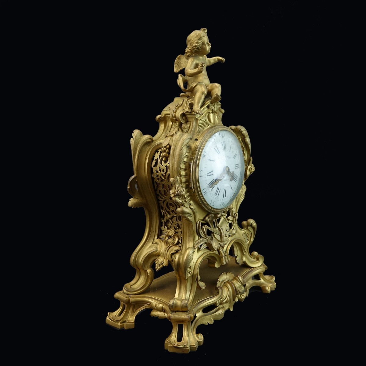 Antique Gille L' Aine Louis XVI Style Gilt Bronze