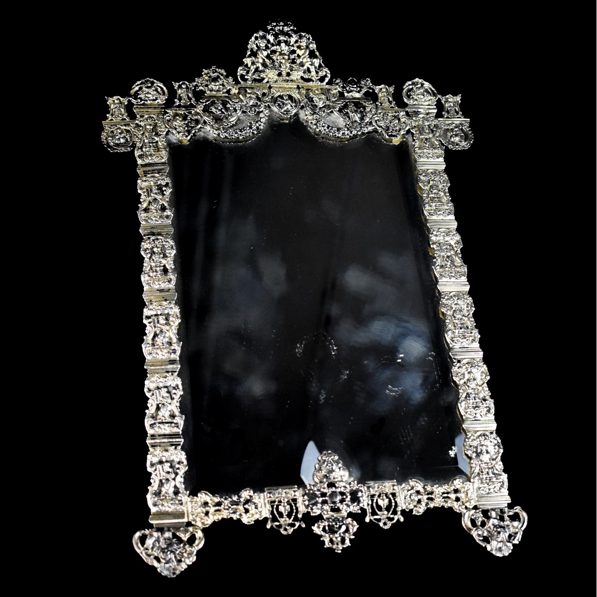 Antique Dutch Sterling Mirror
