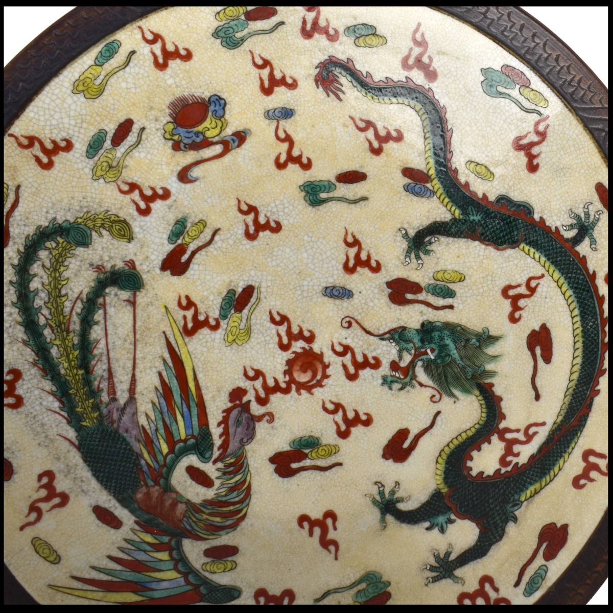 Antique Chinese Nankin Porcelain Charger