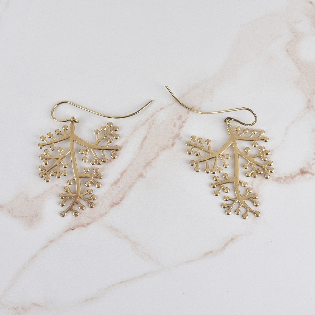 Diamond and 14K Earrings