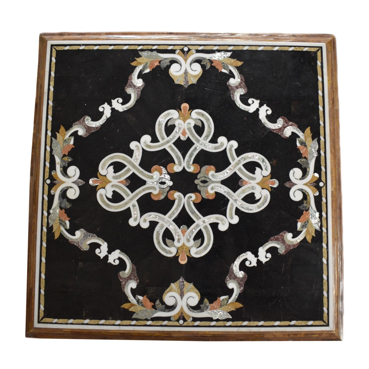 Empire-style Pietra Dura Pedestal Table