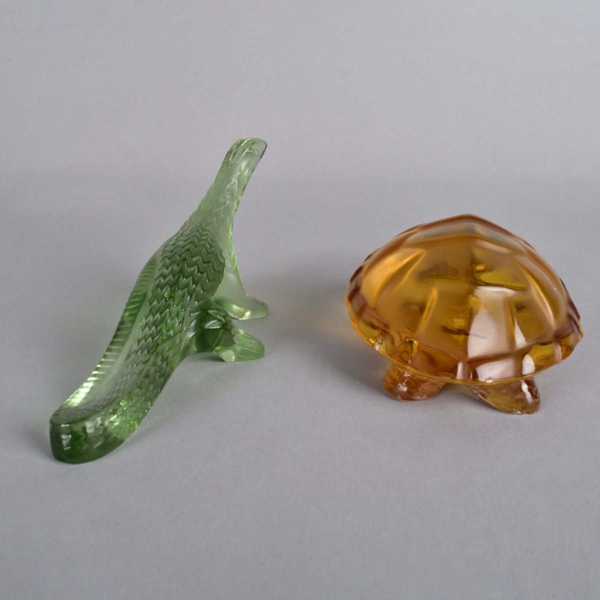 Two Lalique Crystal Paperweights