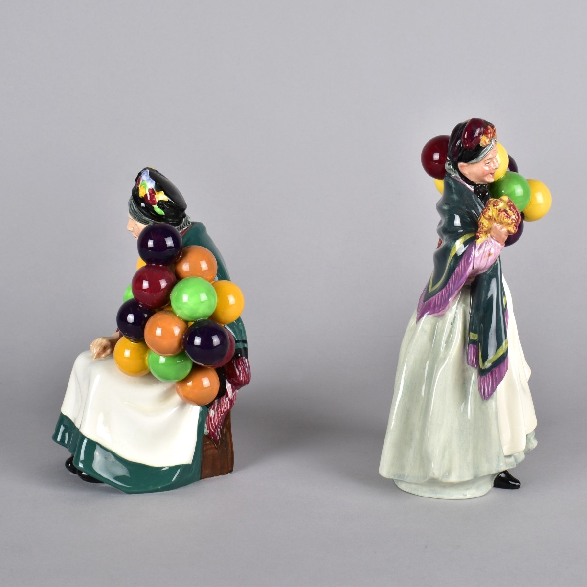 Two Royal Doulton Balloon Sellers