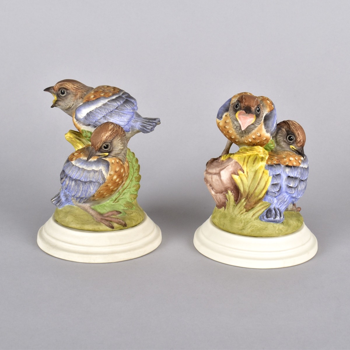 Pair of Boehm Porcelain Figurines