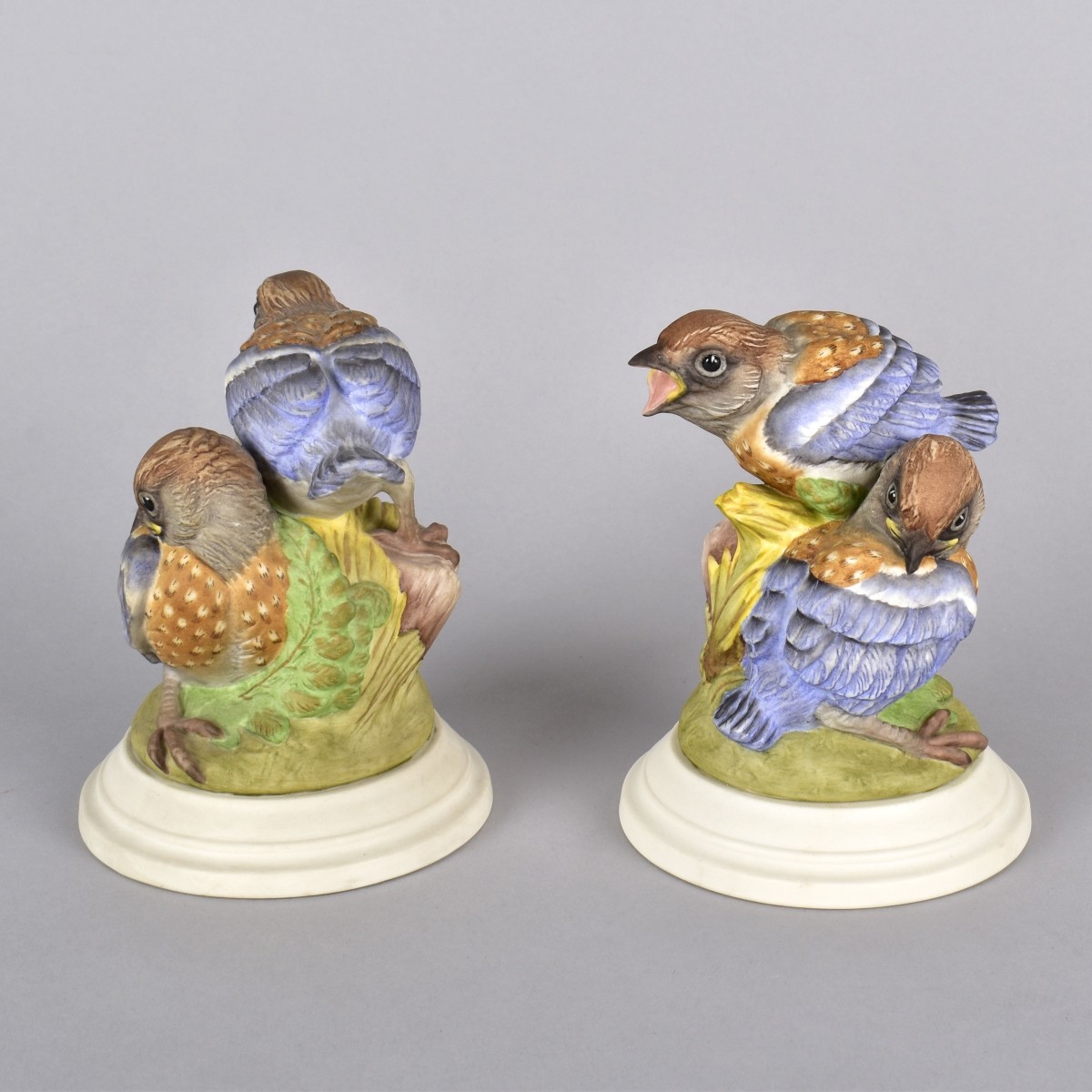 Pair of Boehm Porcelain Figurines