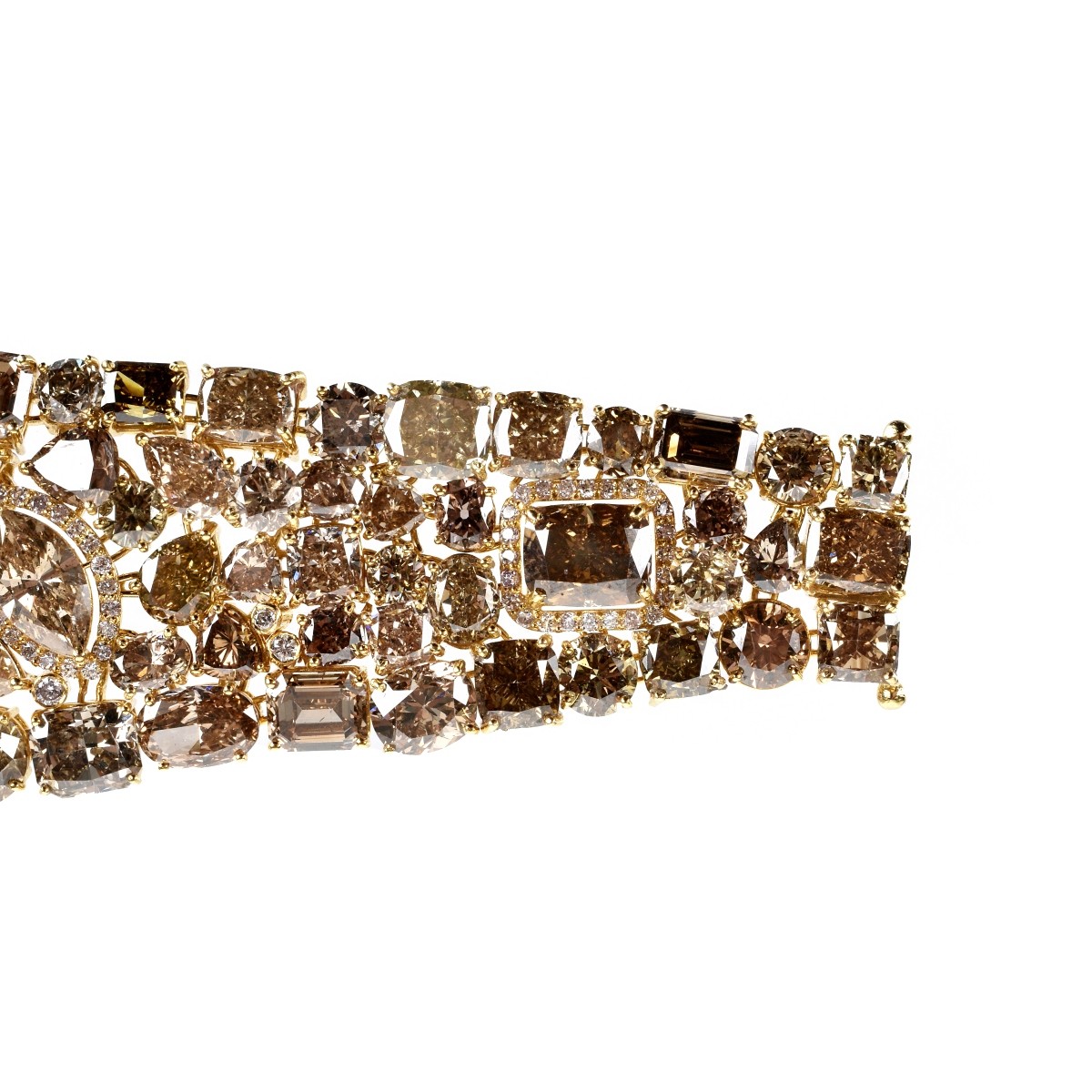 Fancy Brown Diamond and 18K Bracelet