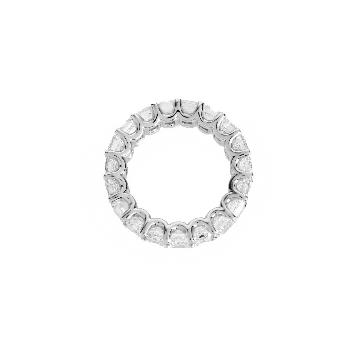 Diamond and Platinum Eternity Band