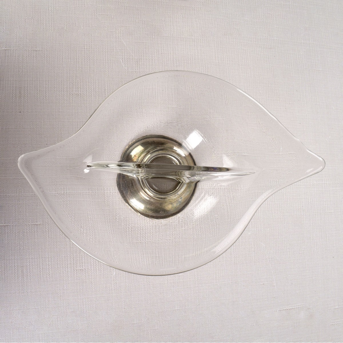 Three Sterling Silver and Glass Tableware