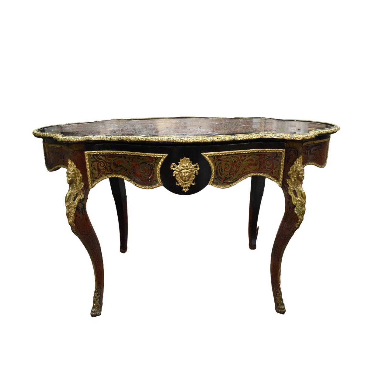 19/20C French Bronze Mounts Boulle Desk