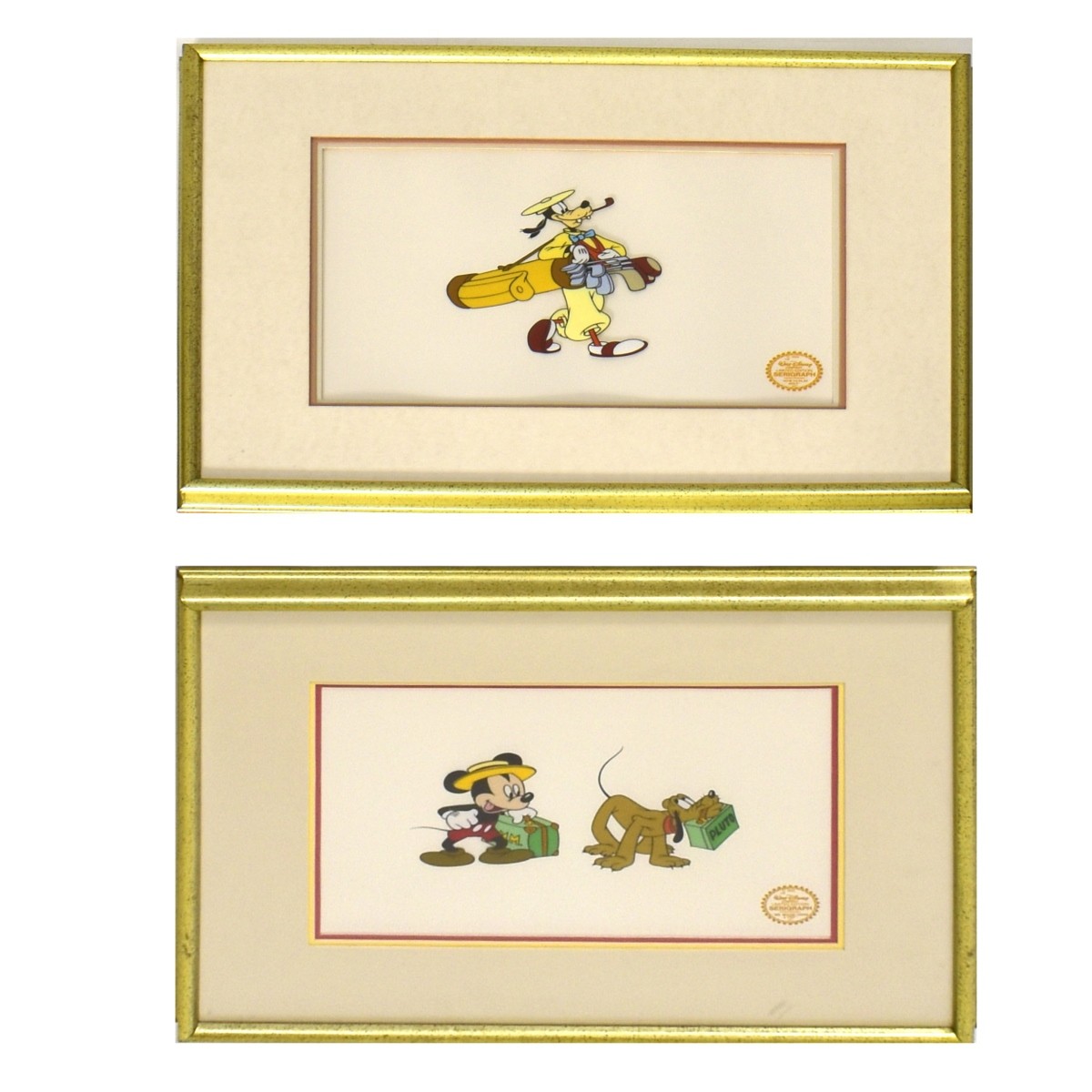 Two Walt Disney Cartoon Serigraph Cels