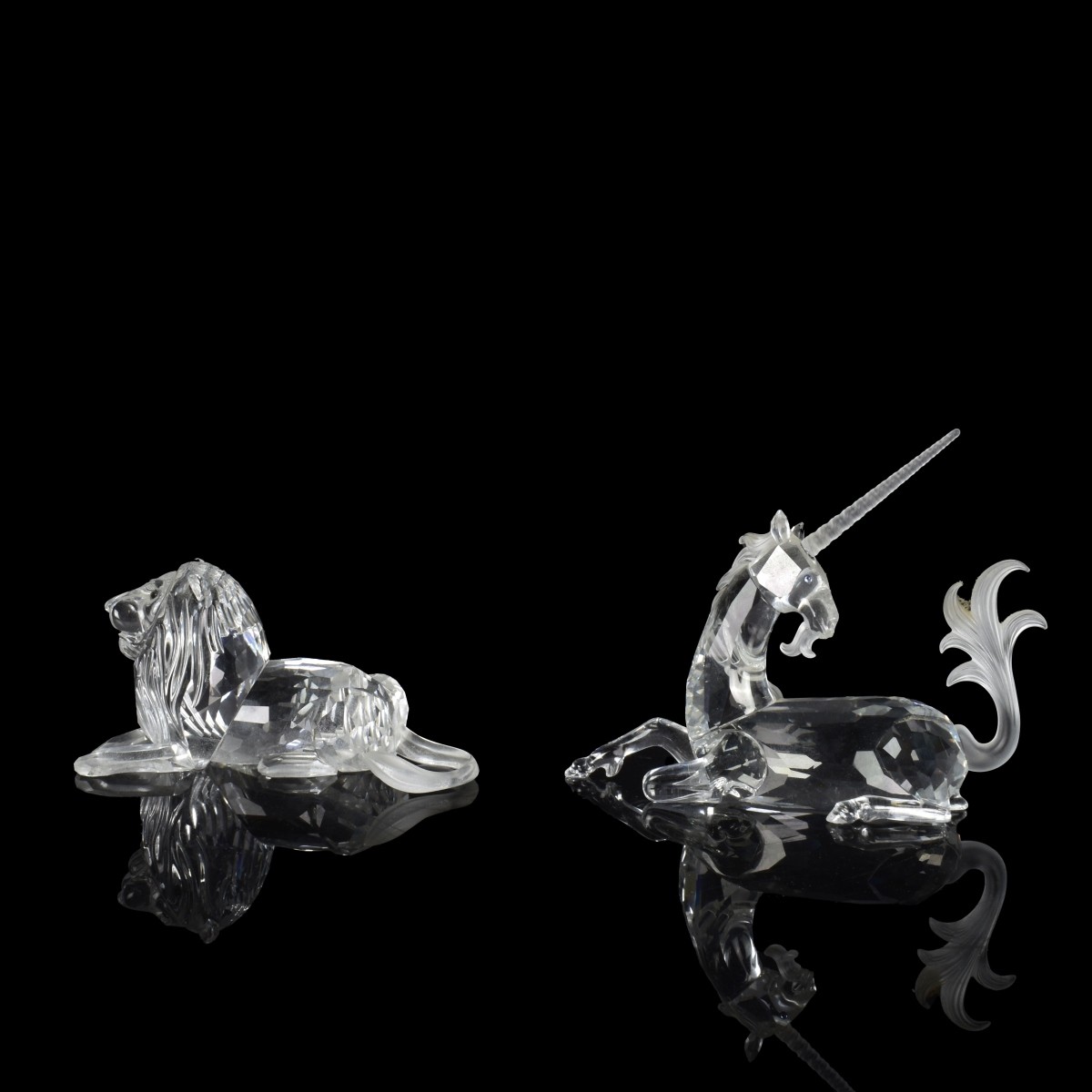 Two Swarovski Crystal Figurines