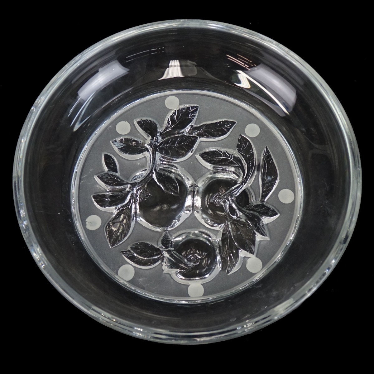 Daum Glass Centerpiece Bowl