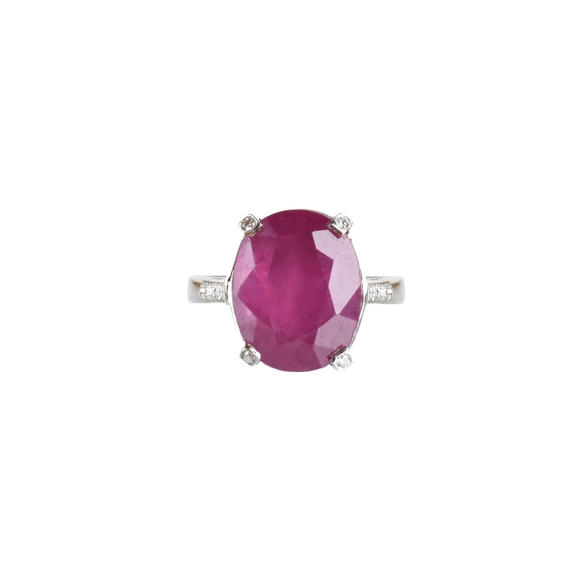 Ruby, Diamond and 18K Ring