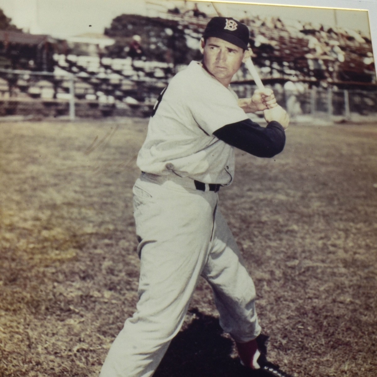 Two Framed Ted Williams Photographic Memorabilia