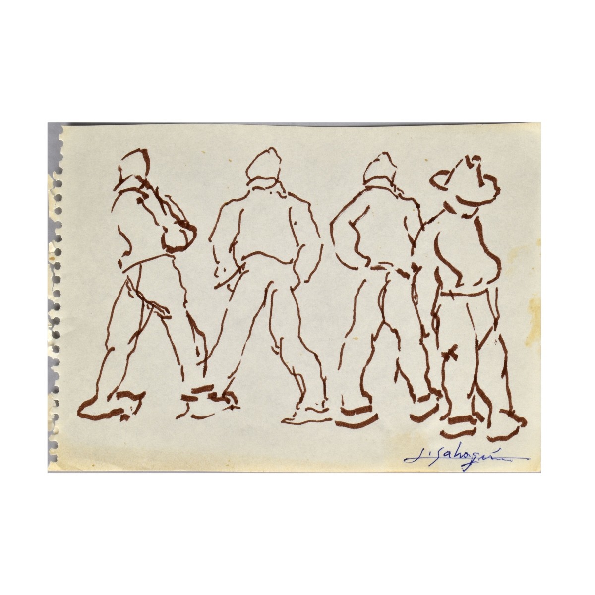 Luis Sahagun (Mexican 1900-1978) Sketches