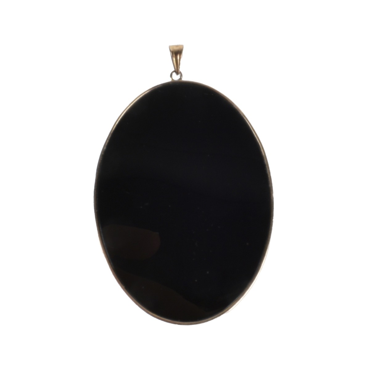 Black Opal and 14K Pendant