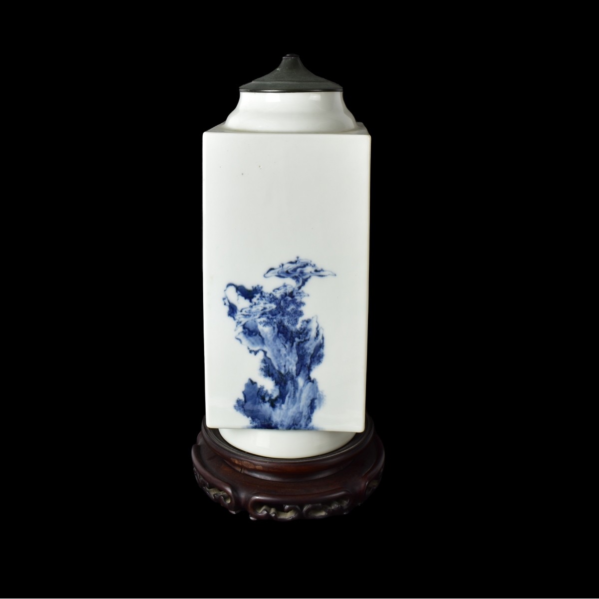 Large Chinese Porcelain Lamp