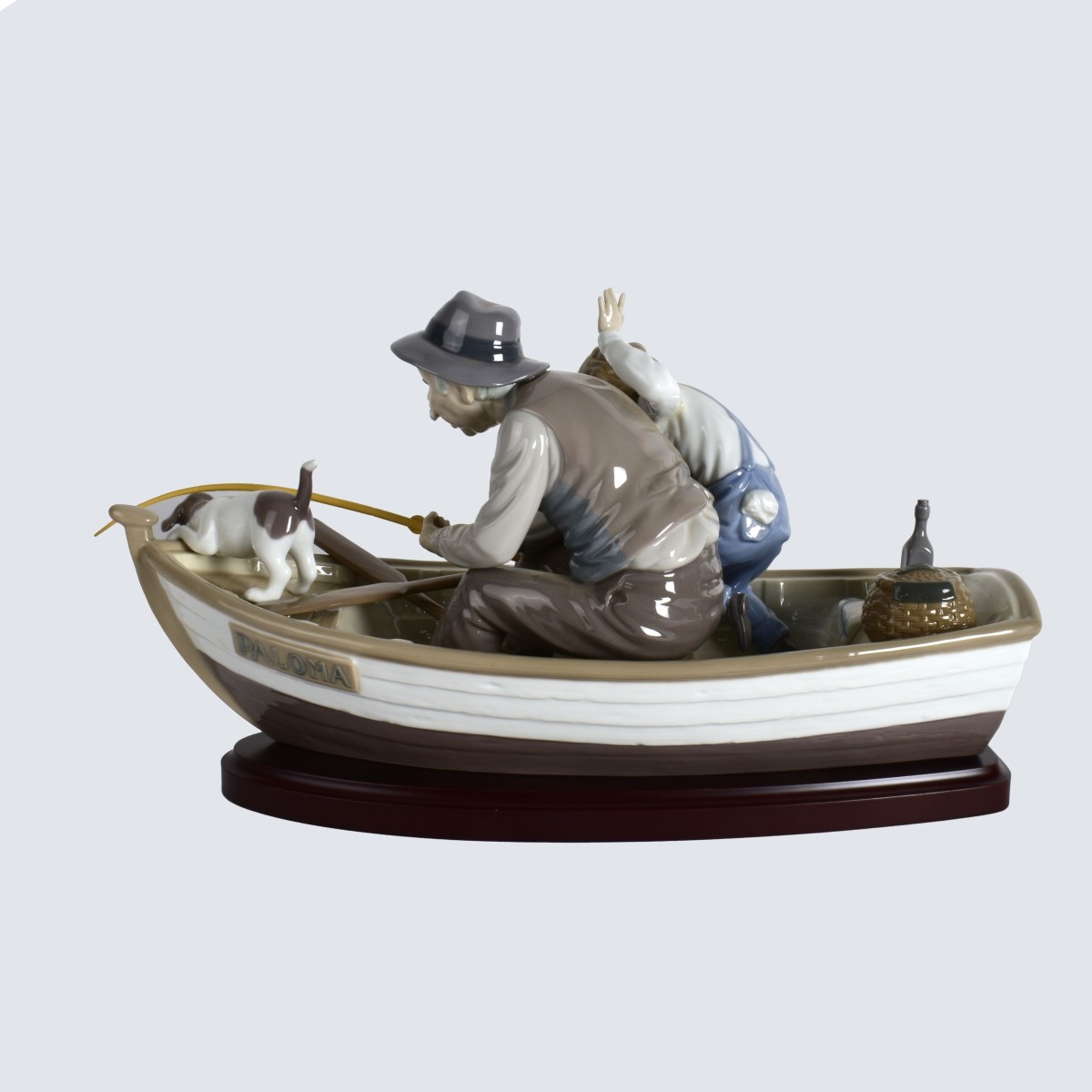 Lladro "Fishing with Gramps" Group