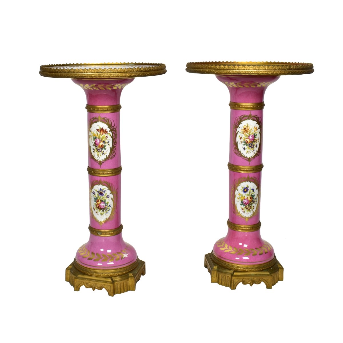 Pair of Antique Sevres Side Tables