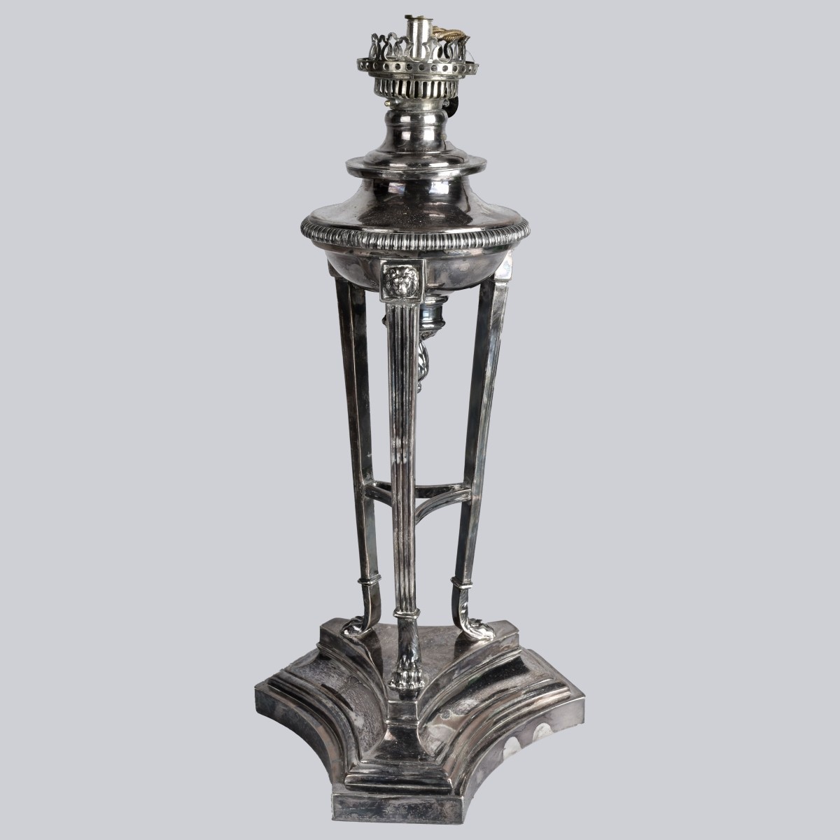 Matthew Boulton & Co. Silver Plate Lamp