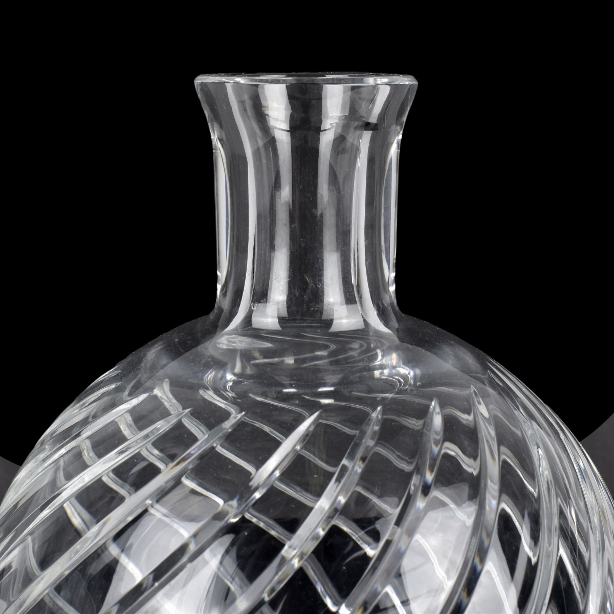 Two Baccarat Crystal Vases
