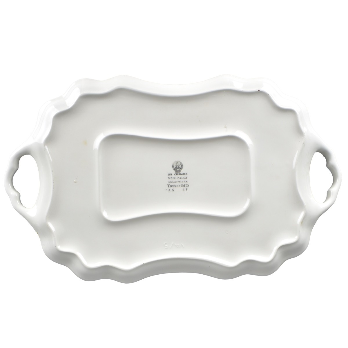Tiffany & Co. Porcelain Tray and Cachepot
