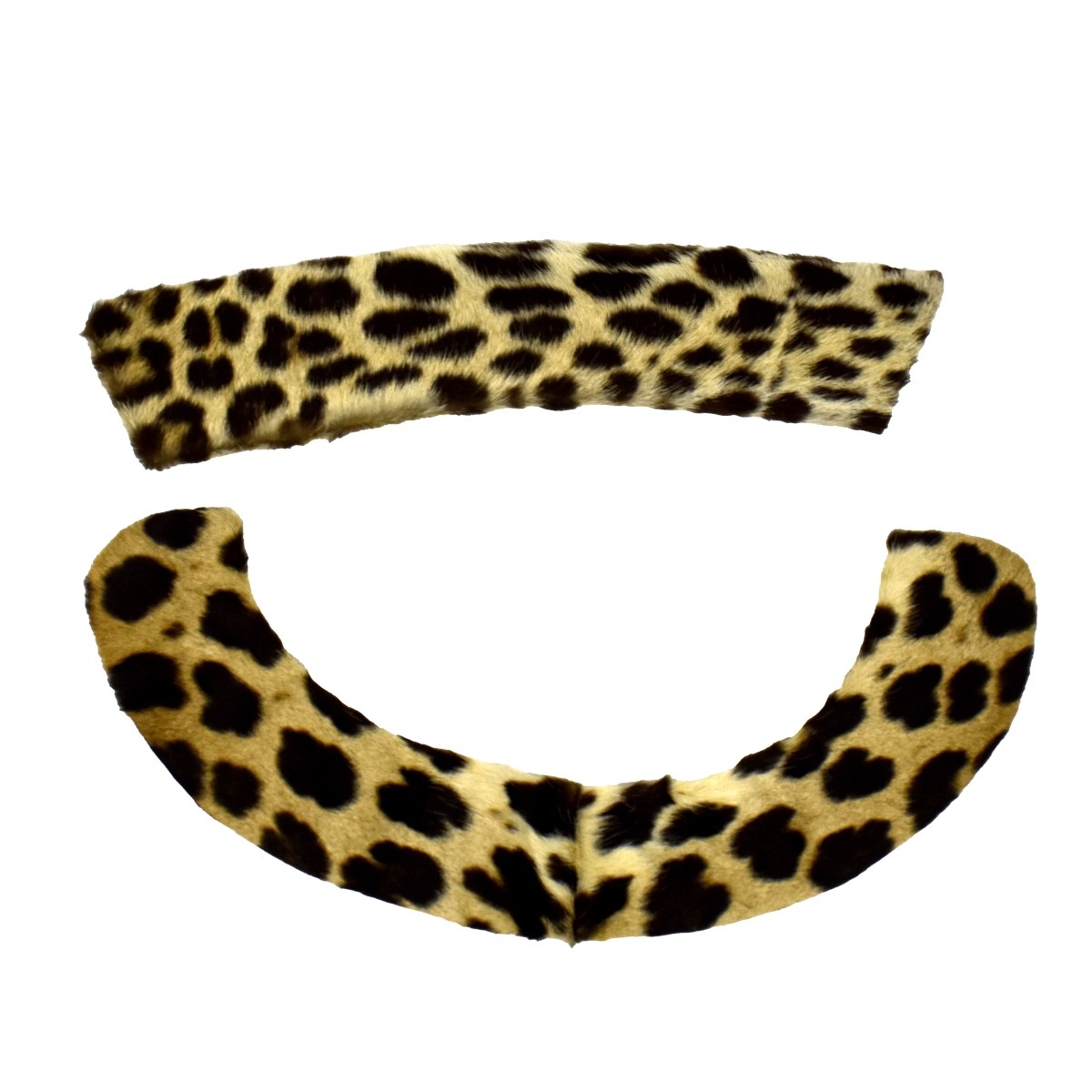 Seven Genuine Leopard Skin Pelts
