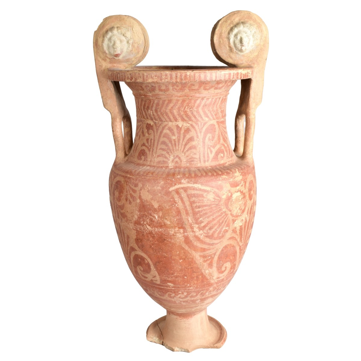 Circa 450 B.C. Greek Amphora Vase