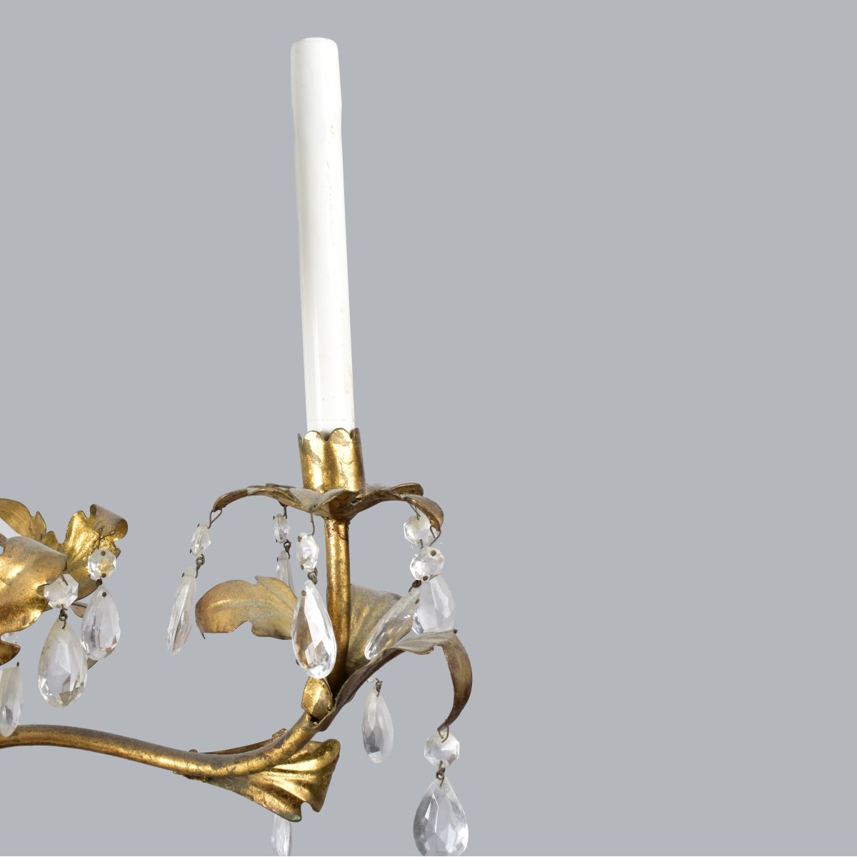 Florentine Gilt Single Candelabra