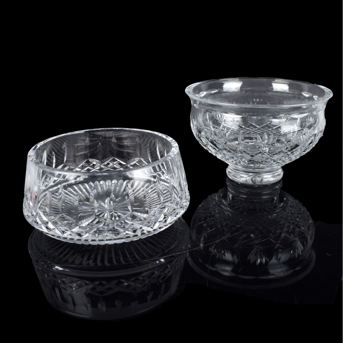 Two Waterford Cut Crystal Bowls