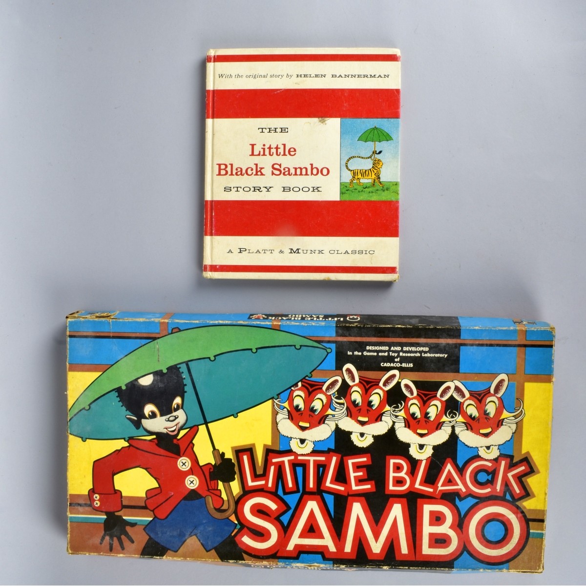 Black Americana Little Black Sambo Game and Book