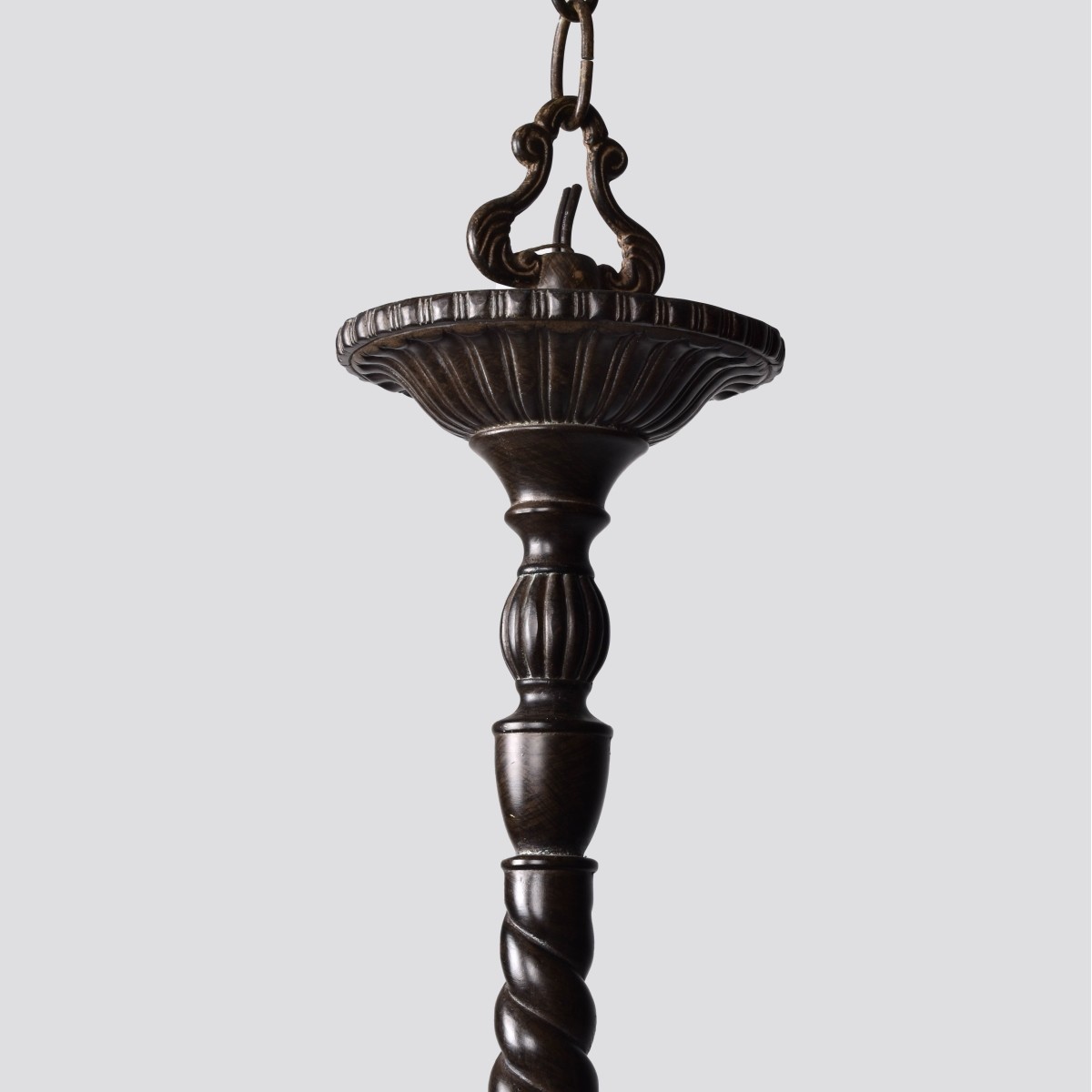 Vintage Composition 6-Arm Chandelier