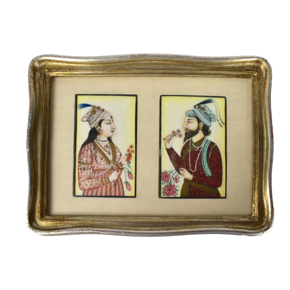 Antique Indian Miniature Portraits