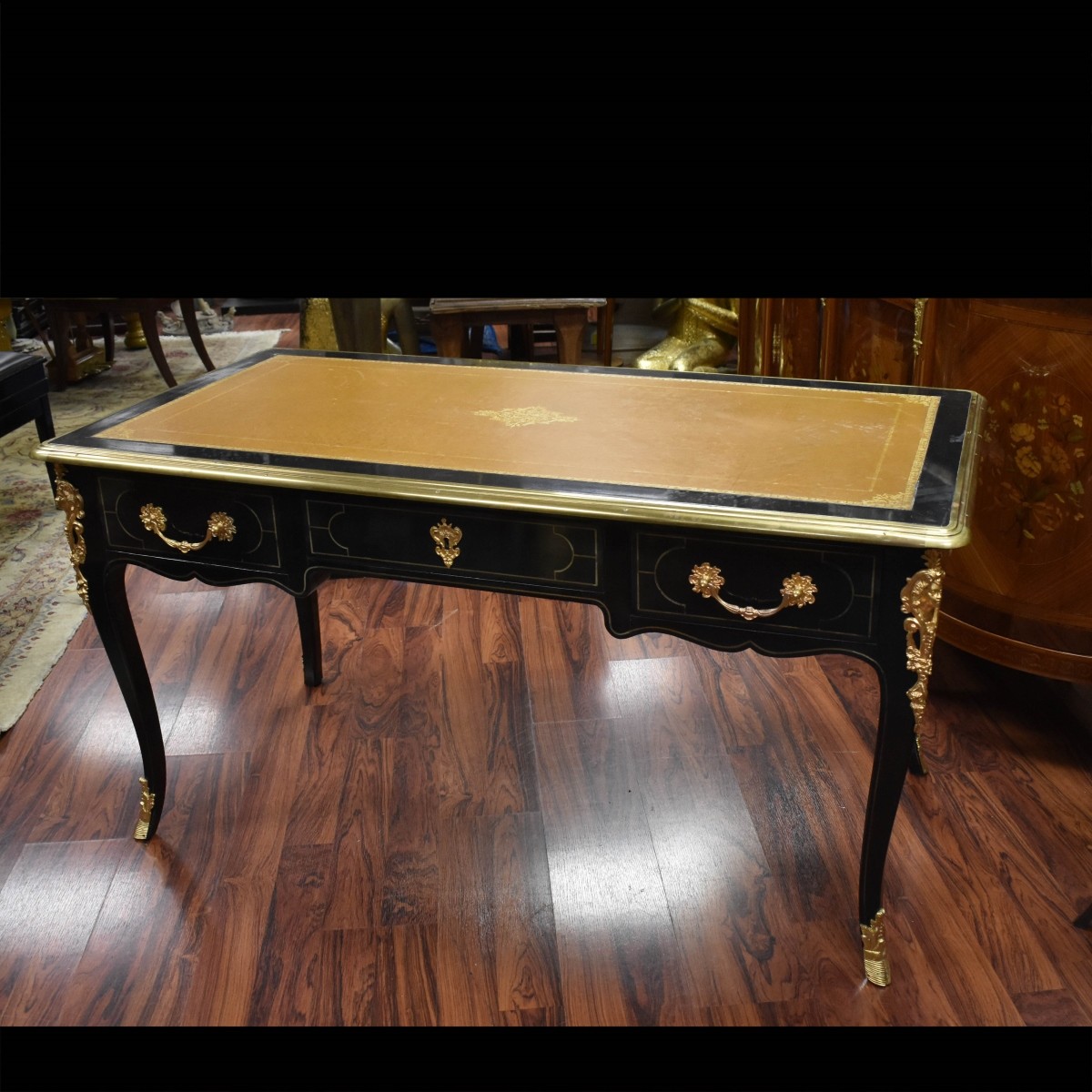 20C Bronze Mount Bureau Plat Desk