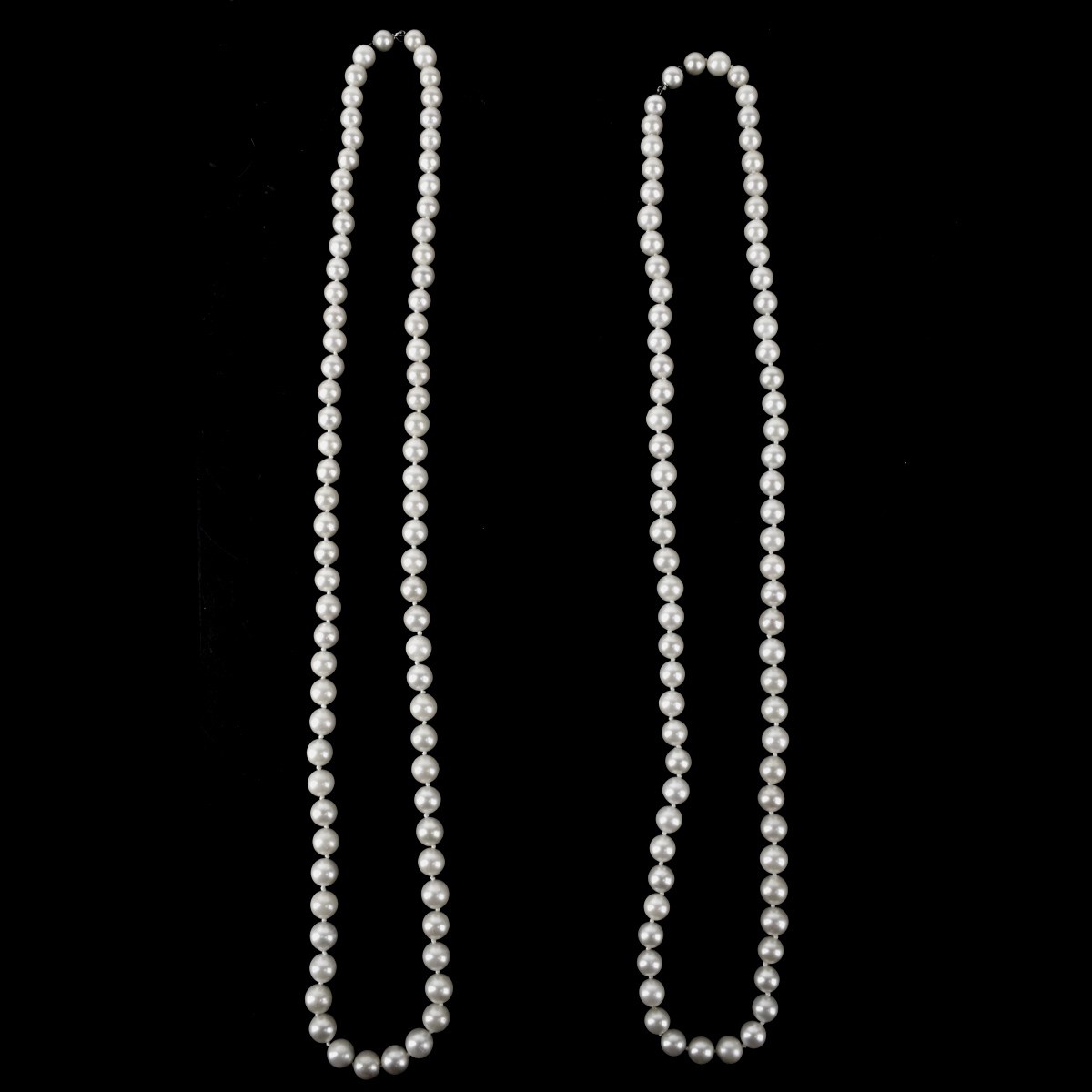 Two Pearl Necklaces