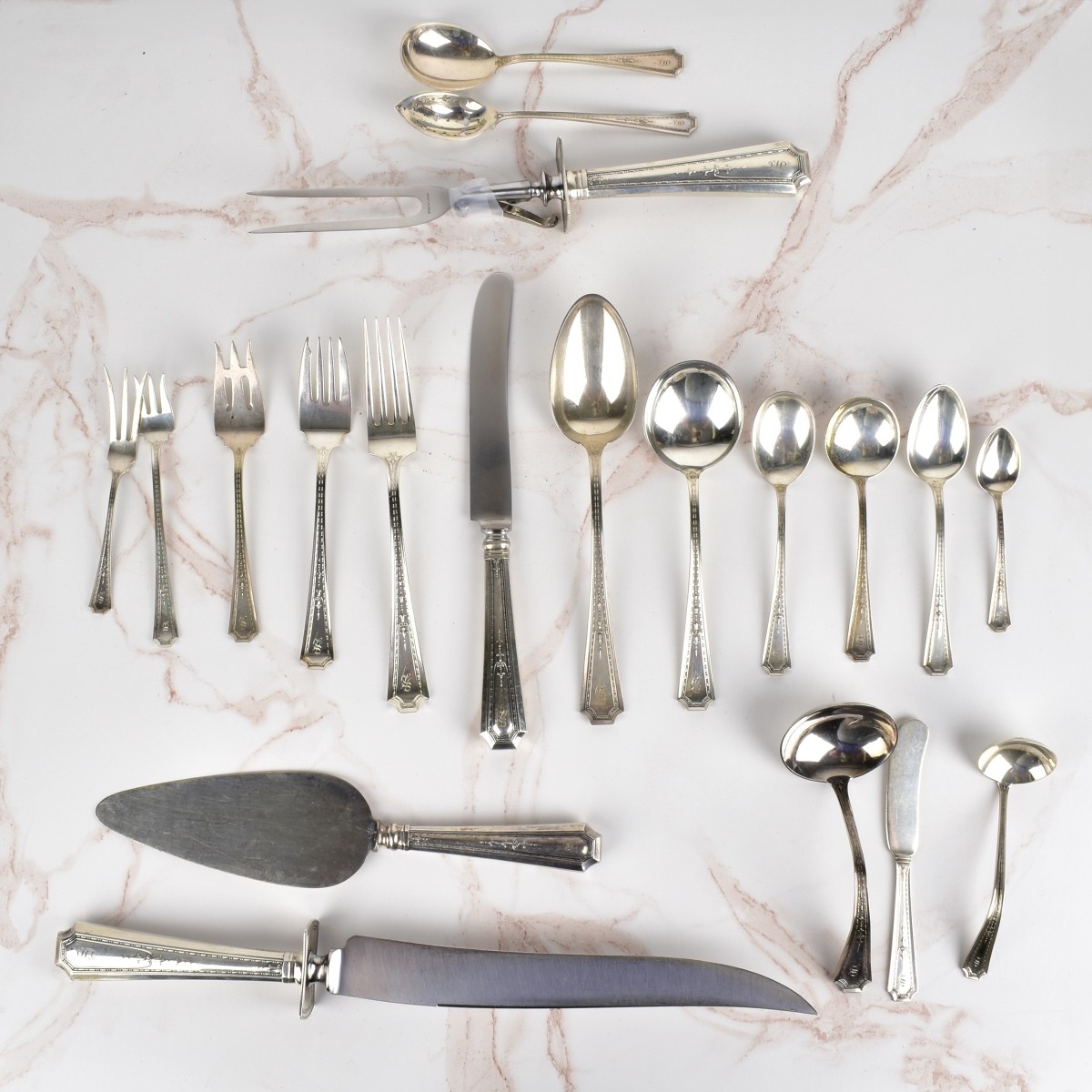 Durgin Colfax Sterling Flatware Set