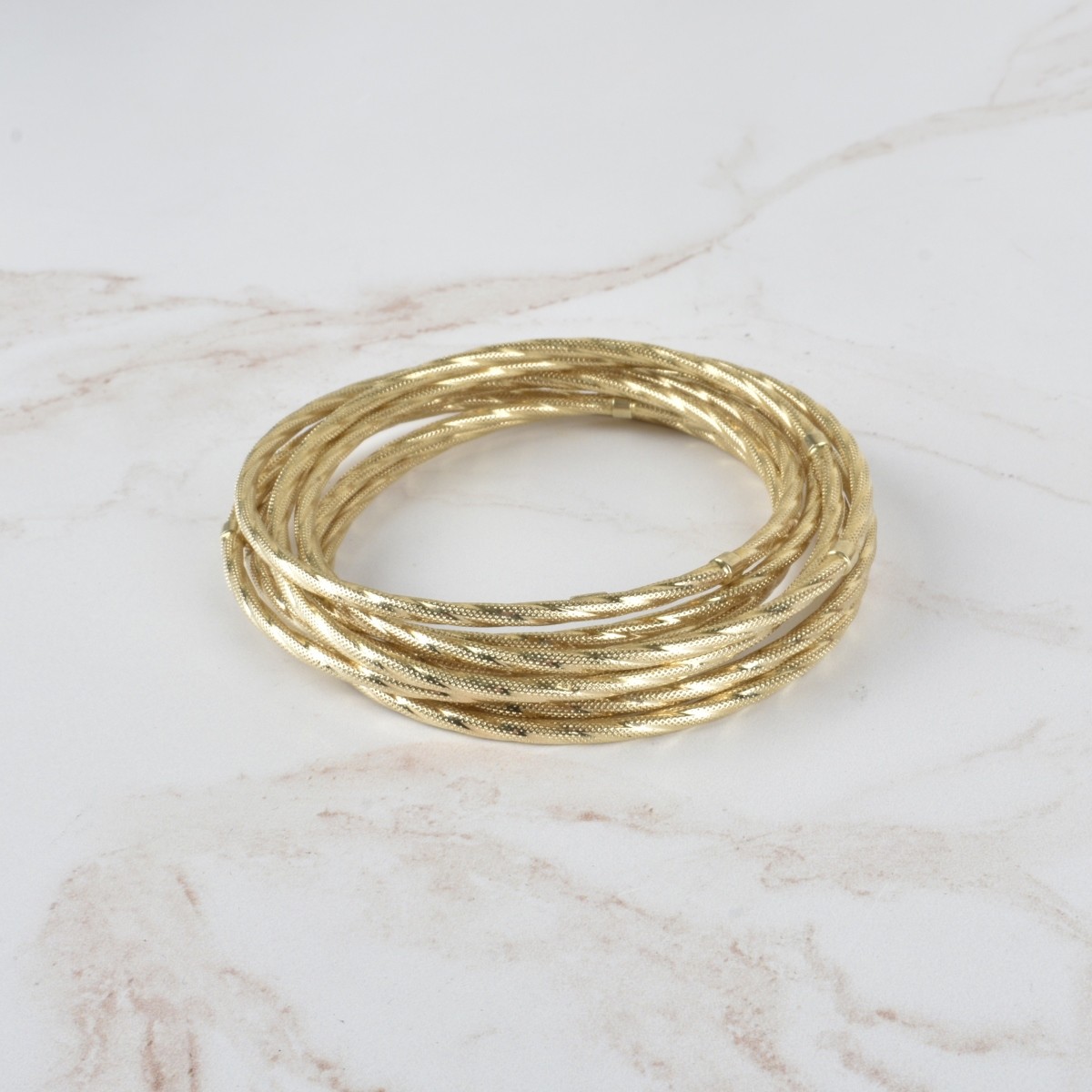 Milor 14K Bangle Bracelets