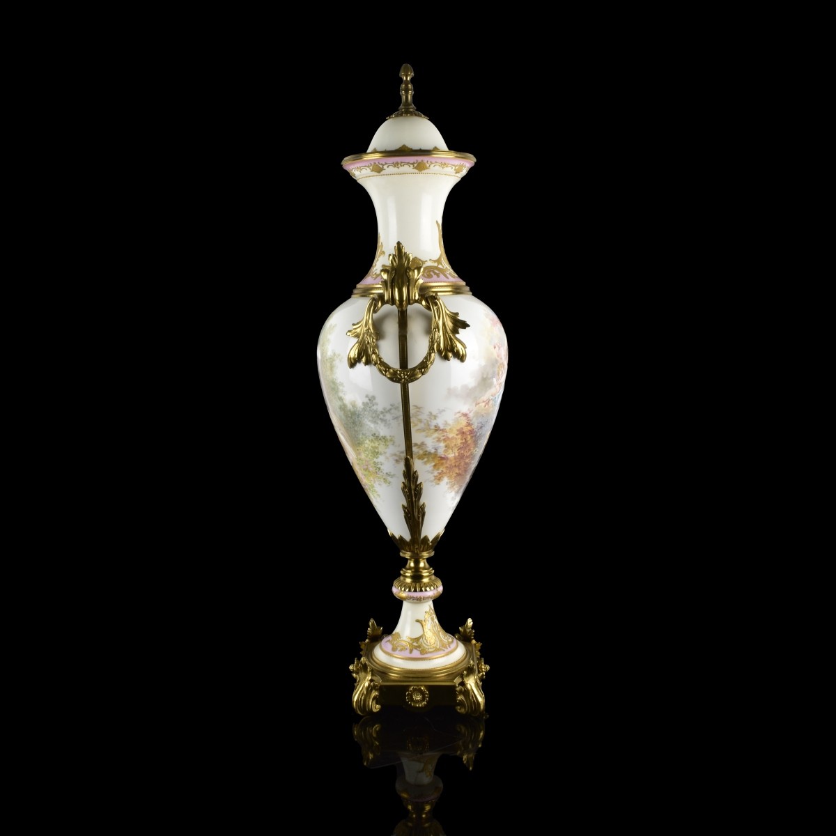 Sevres Vase with Bronze Mounts