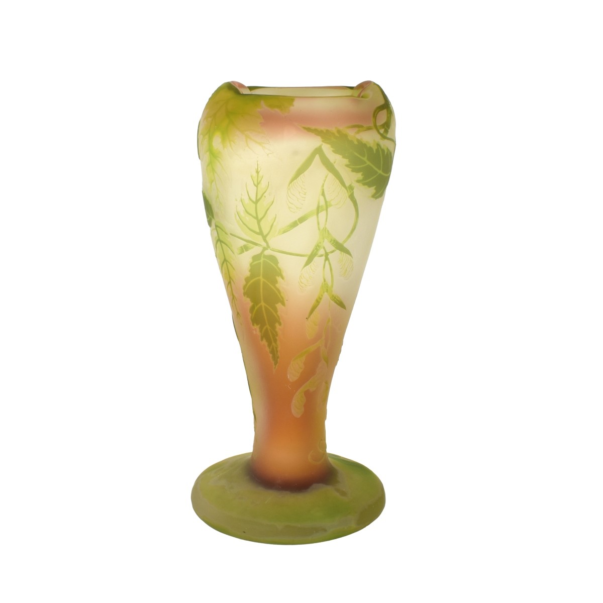 Galle Art Nouveau Cameo Glass Vase