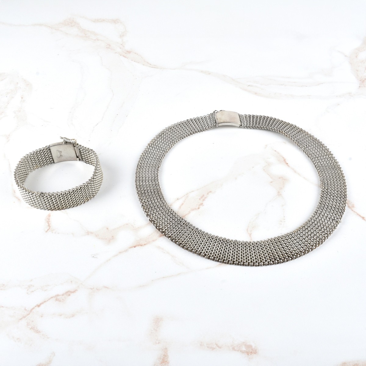 Sterling Necklace and Bracelet