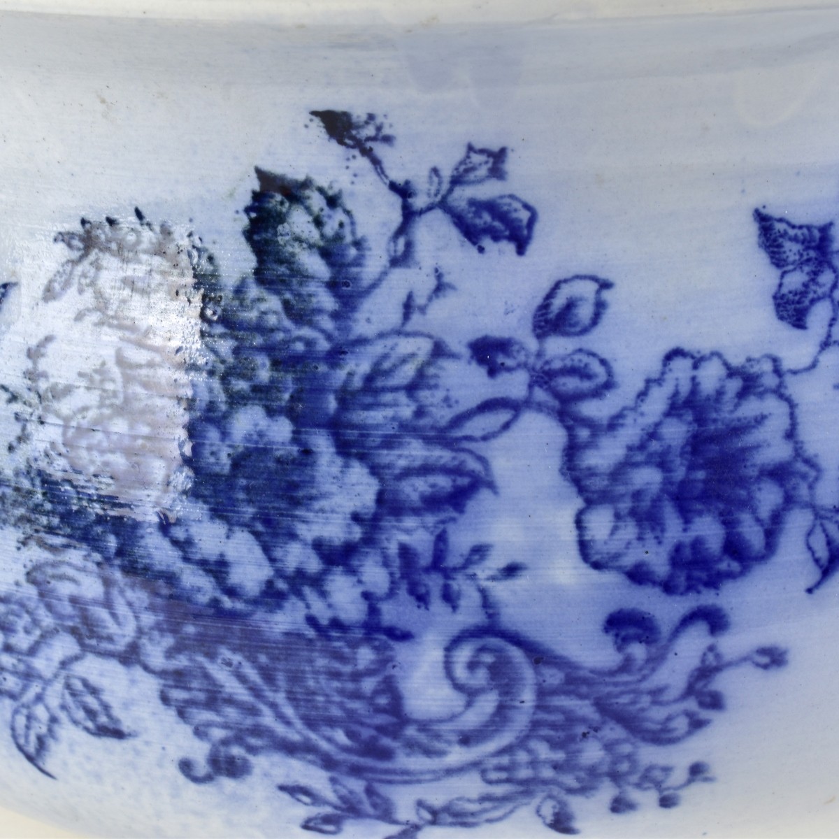 3 Flo Blue Porcelain Pots