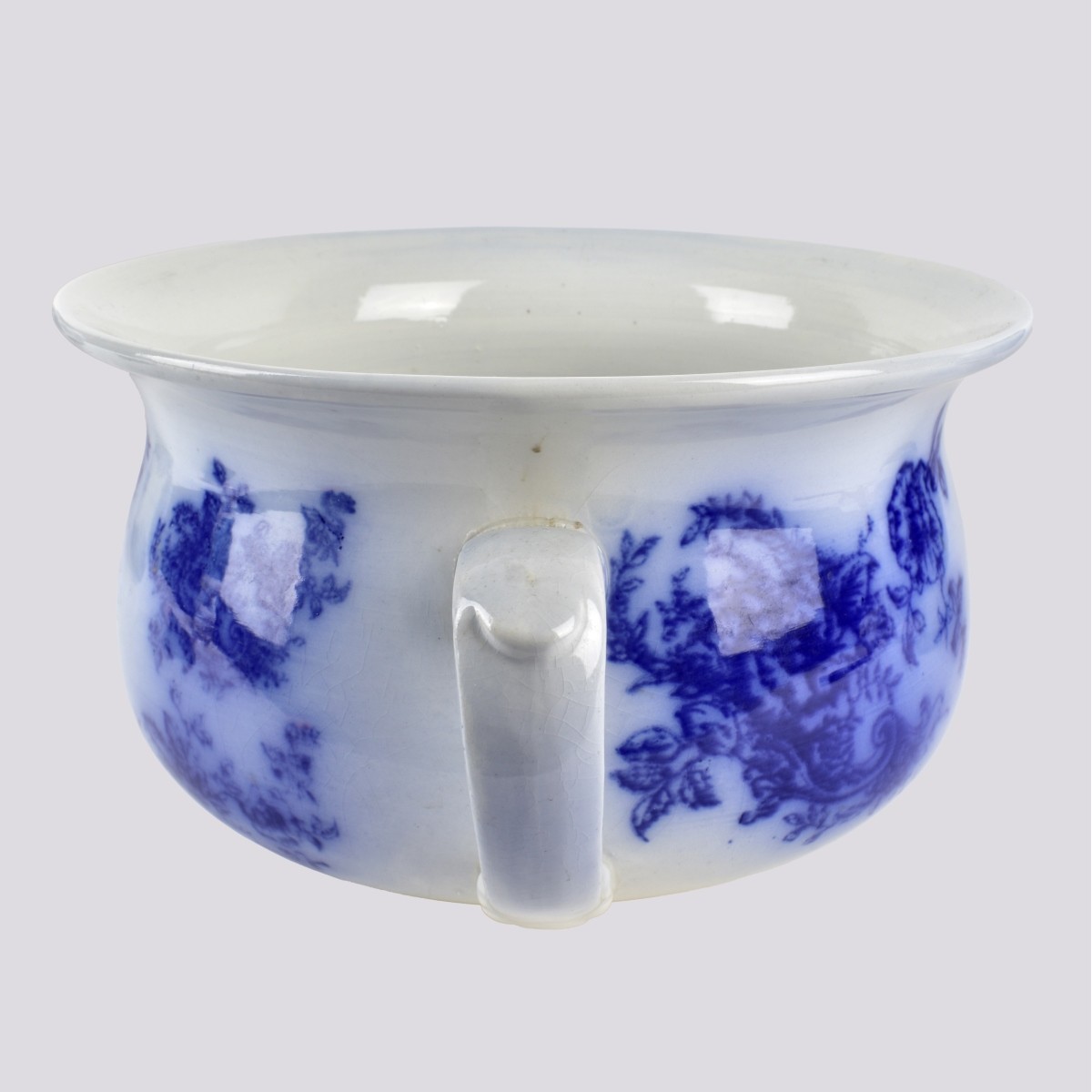 3 Flo Blue Porcelain Pots