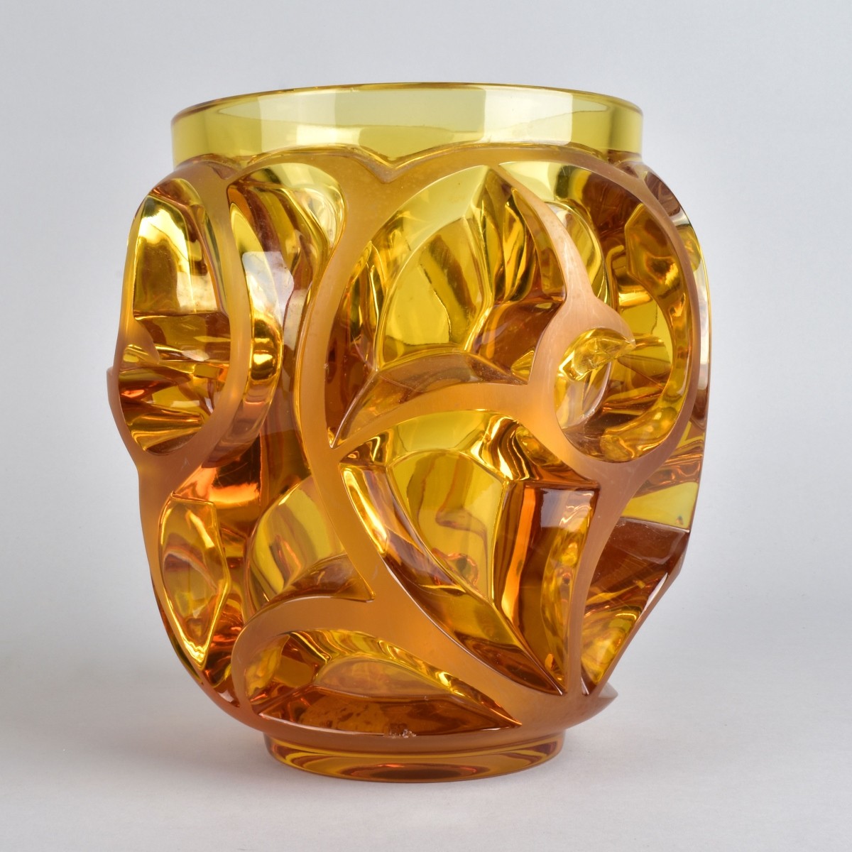Lalique "Tourbillions" Crystal Vase