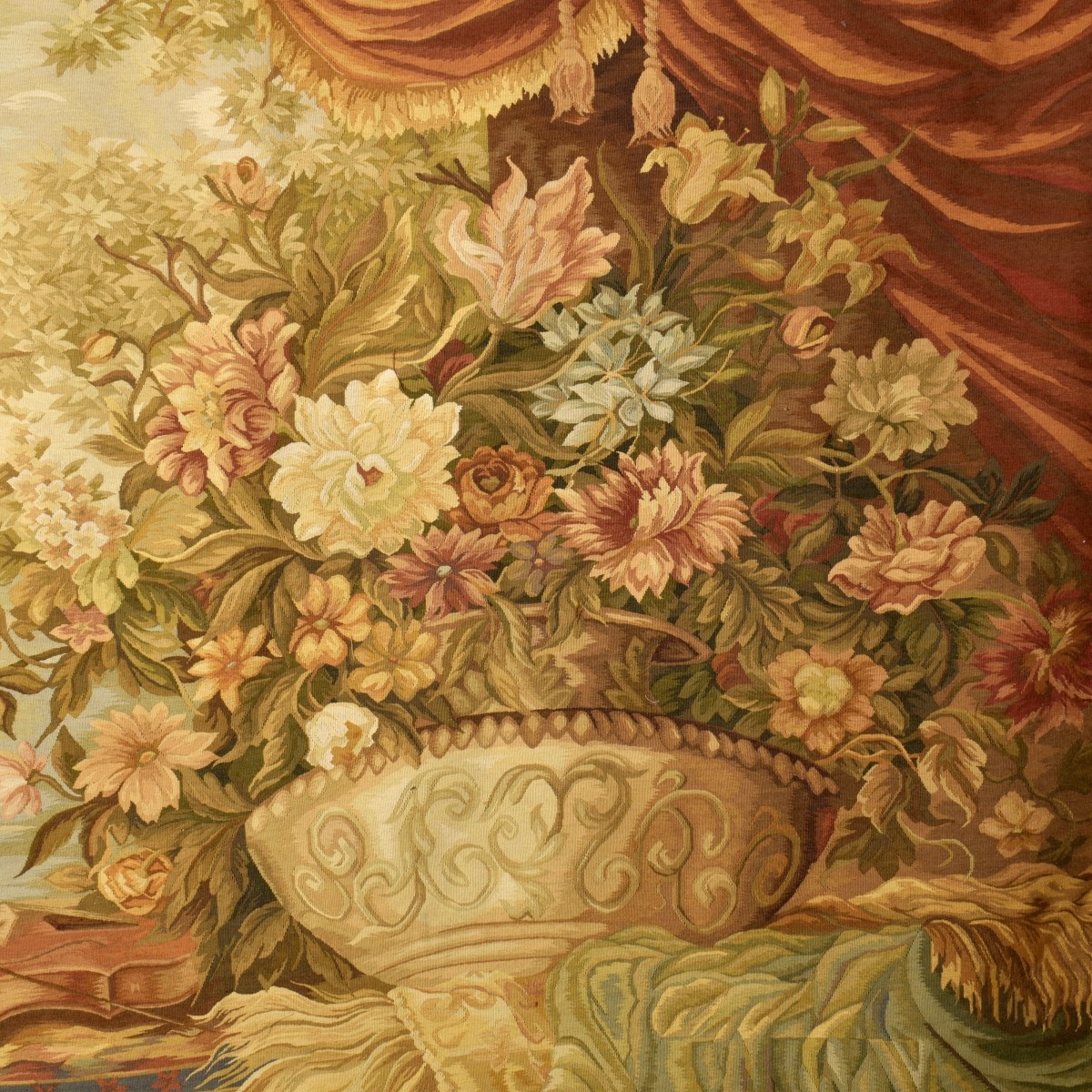 Aubusson Style Wall Hanging Tapestry.