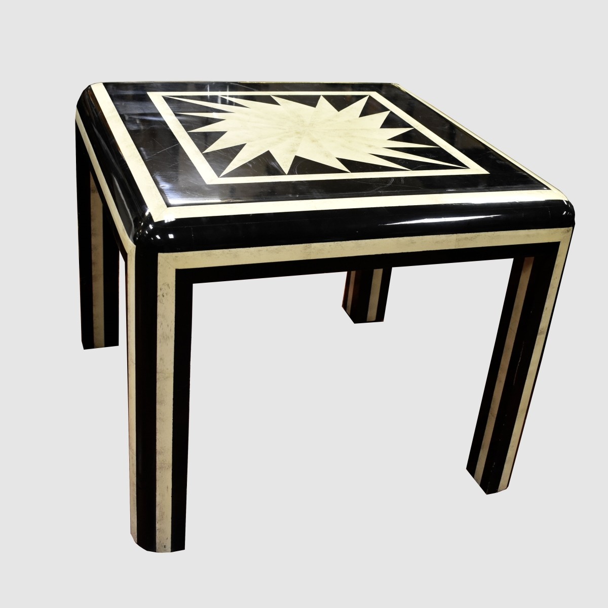 Karl Springer Inlaid Game Table