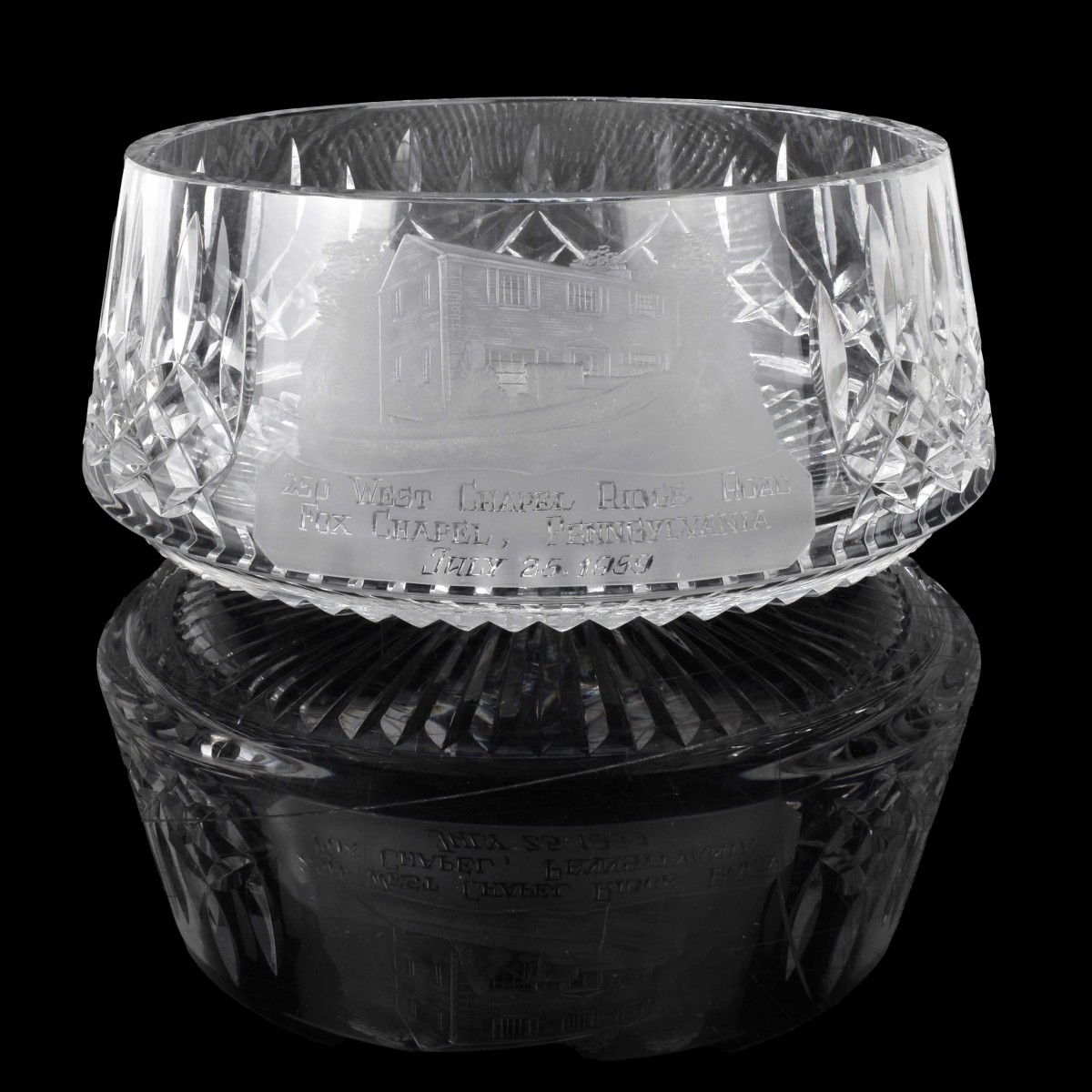 Large Vintage Waterford Crystal Bowl