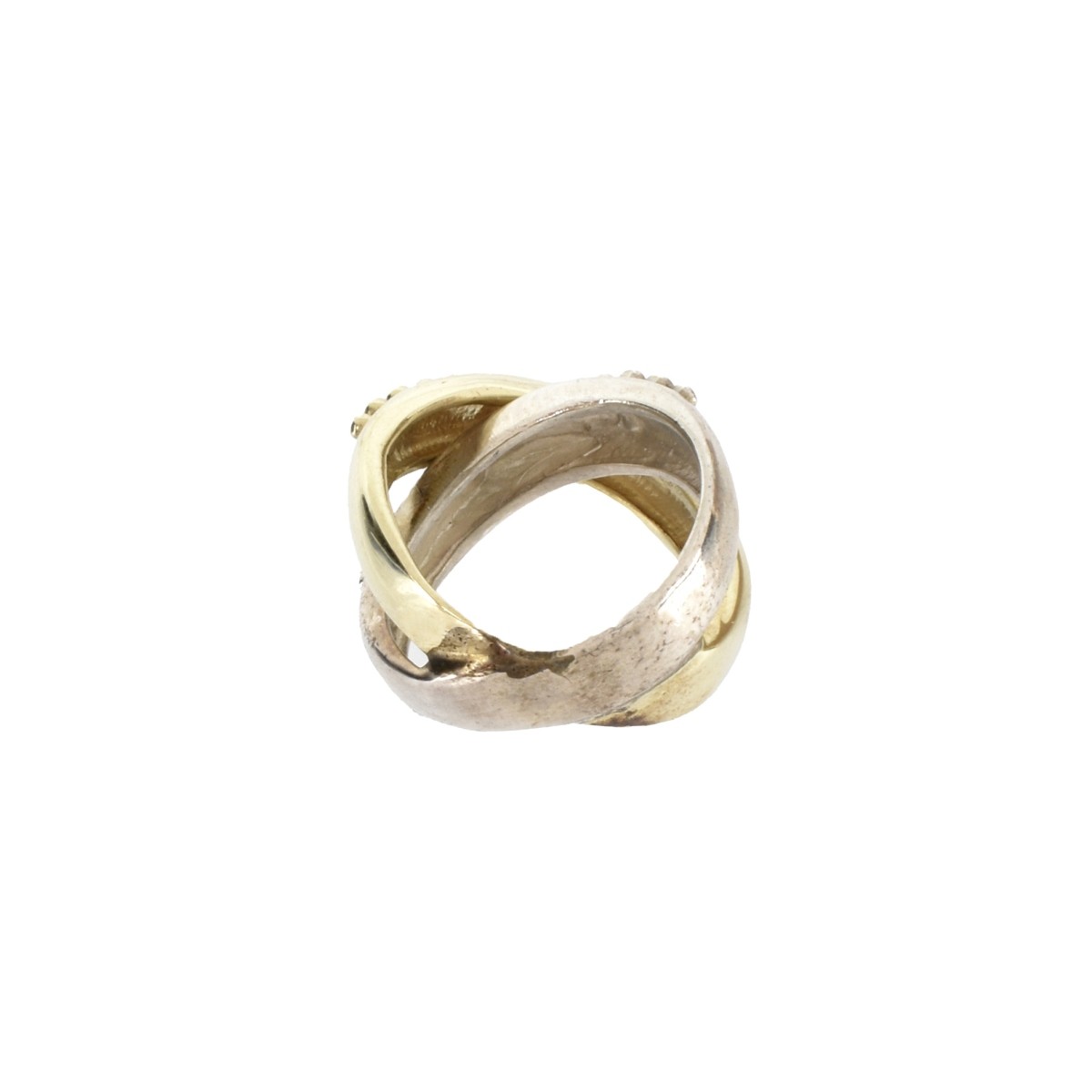 14K and Sterling Ring