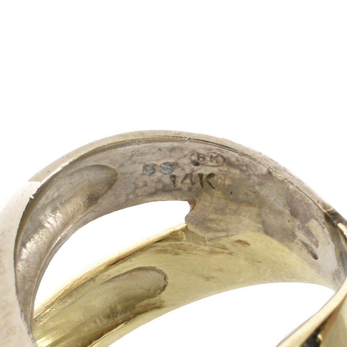 14K and Sterling Ring