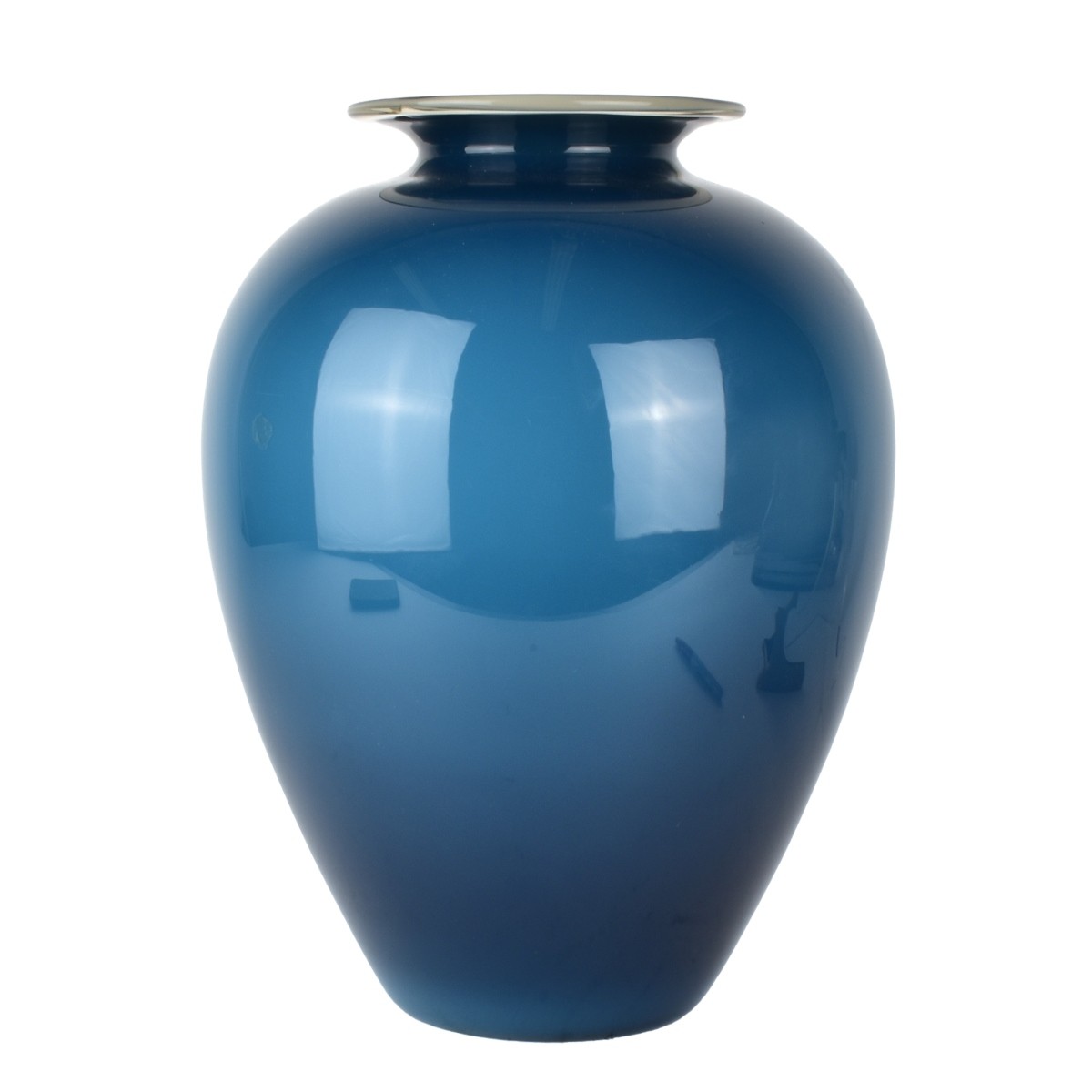 Large Vintage Art Glass Vase